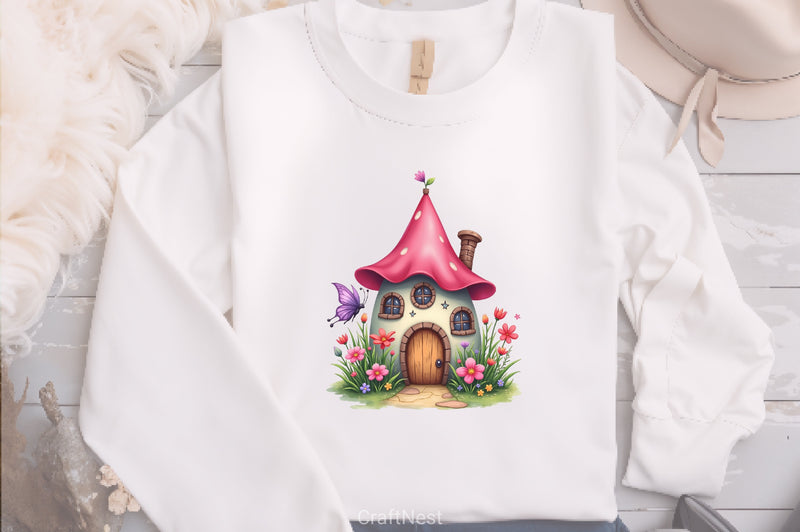 Fairy House Clipart Bundle 4 - CraftNest - Digital Crafting and Art