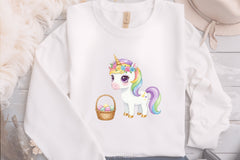 Unicorn Easter Basket Clipart Bundle - CraftNest - Digital Crafting and Art