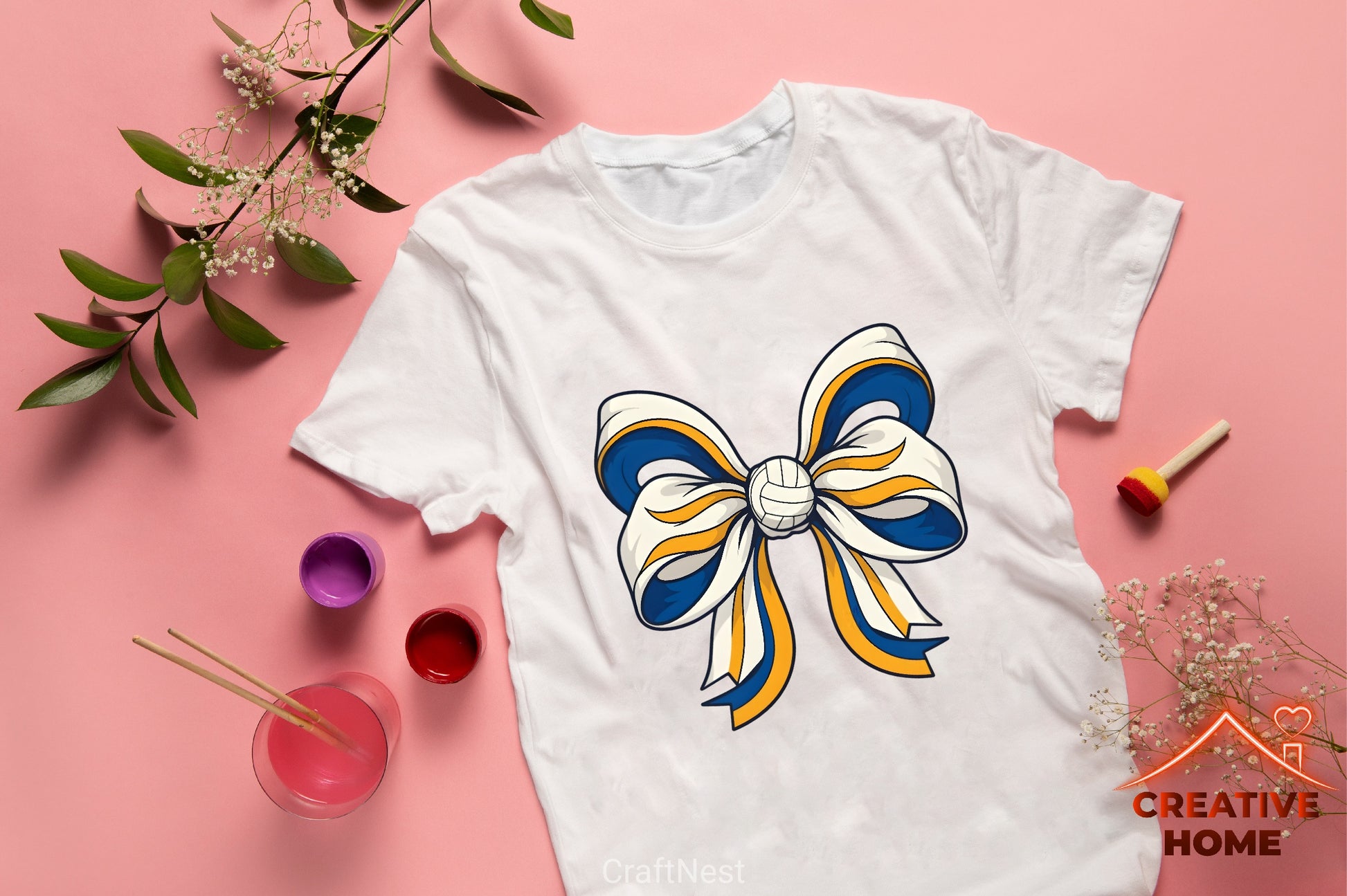 Volleyball Bow Clipart Bundle - CraftNest - Digital Crafting and Art