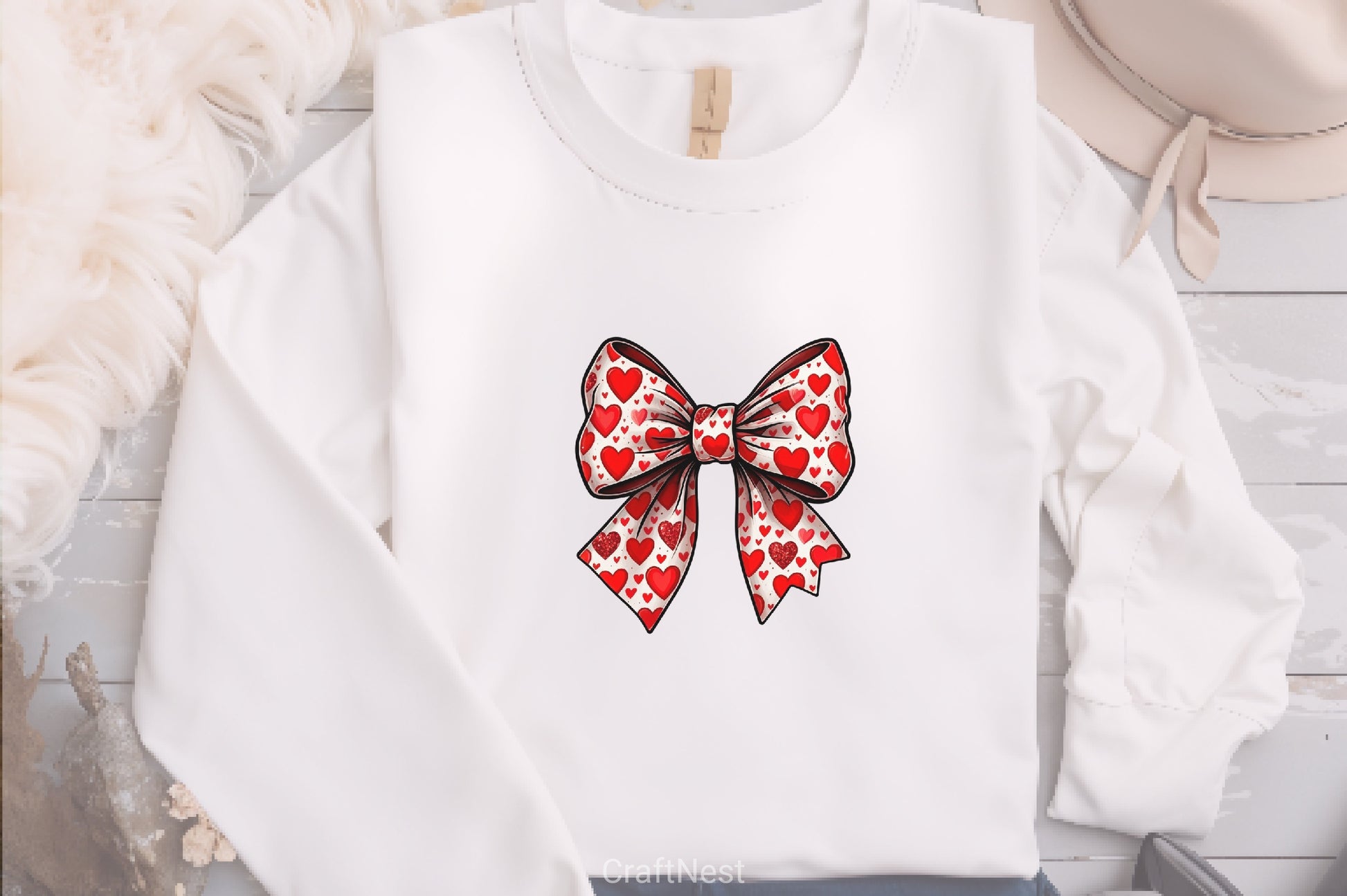 Glitter Valentine's Heart Clipart Bundle - CraftNest - Digital Crafting and Art