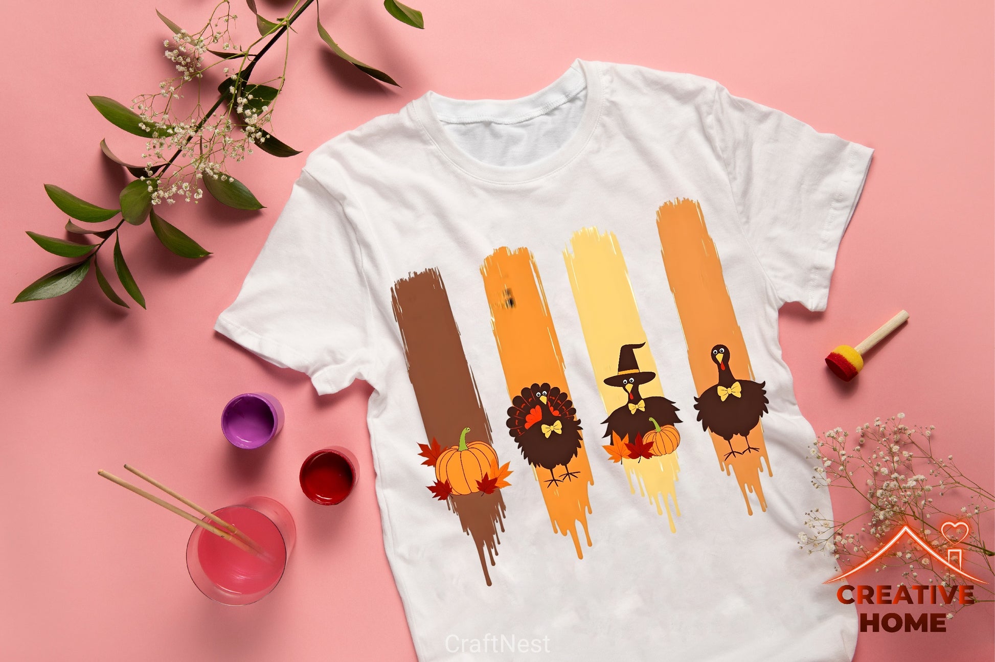 Thanksgiving Turkeys Clipart Bundle - CraftNest - Digital Crafting and Art