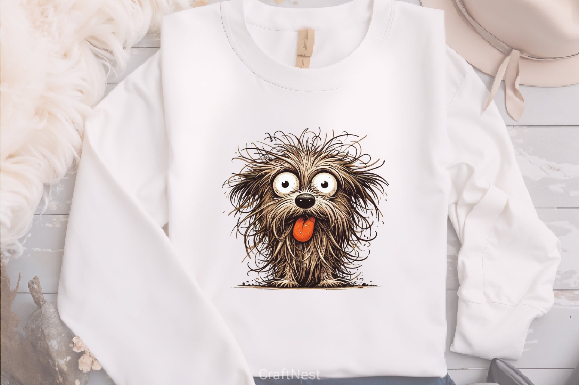 Scruffy Cartoon Dog Clipart Bundle - CraftNest - Digital Crafting and Art