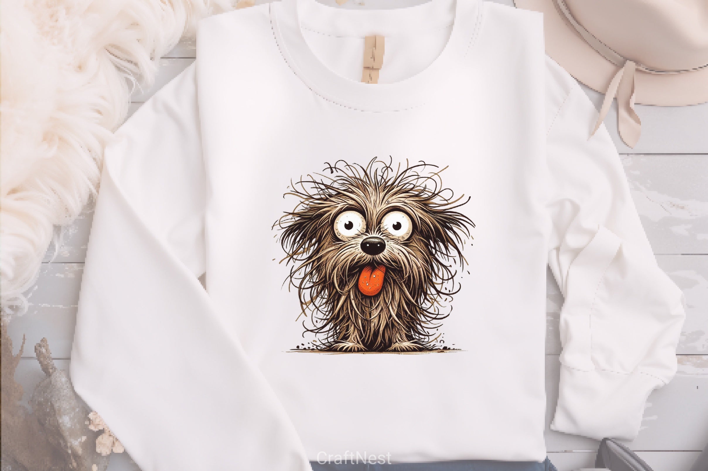 Scruffy Cartoon Dog Clipart Bundle - CraftNest - Digital Crafting and Art