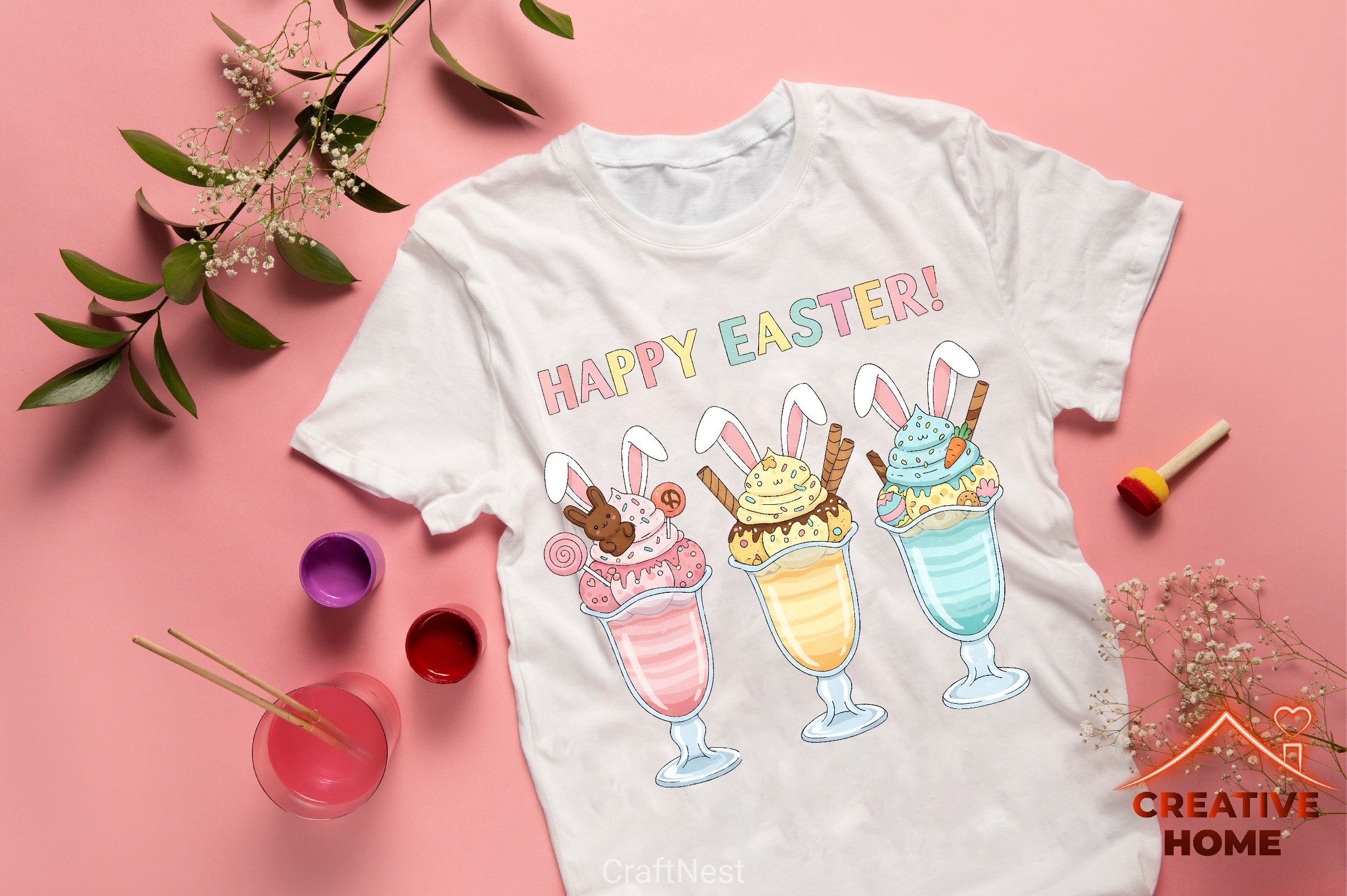 Groovy Easter Coffee Clipart Bundle 2 - CraftNest - Digital Crafting and Art