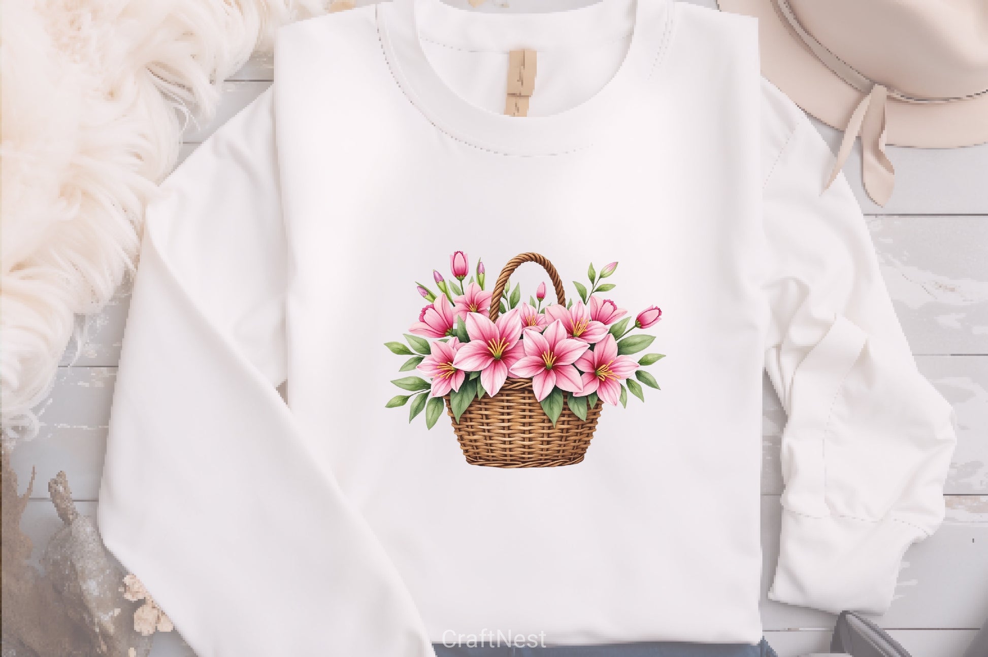 Pink Spring Clipart Bundle 4 - CraftNest - Digital Crafting and Art