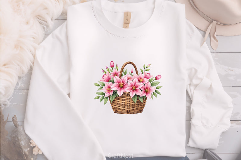 Pink Spring Clipart Bundle 4 - CraftNest - Digital Crafting and Art