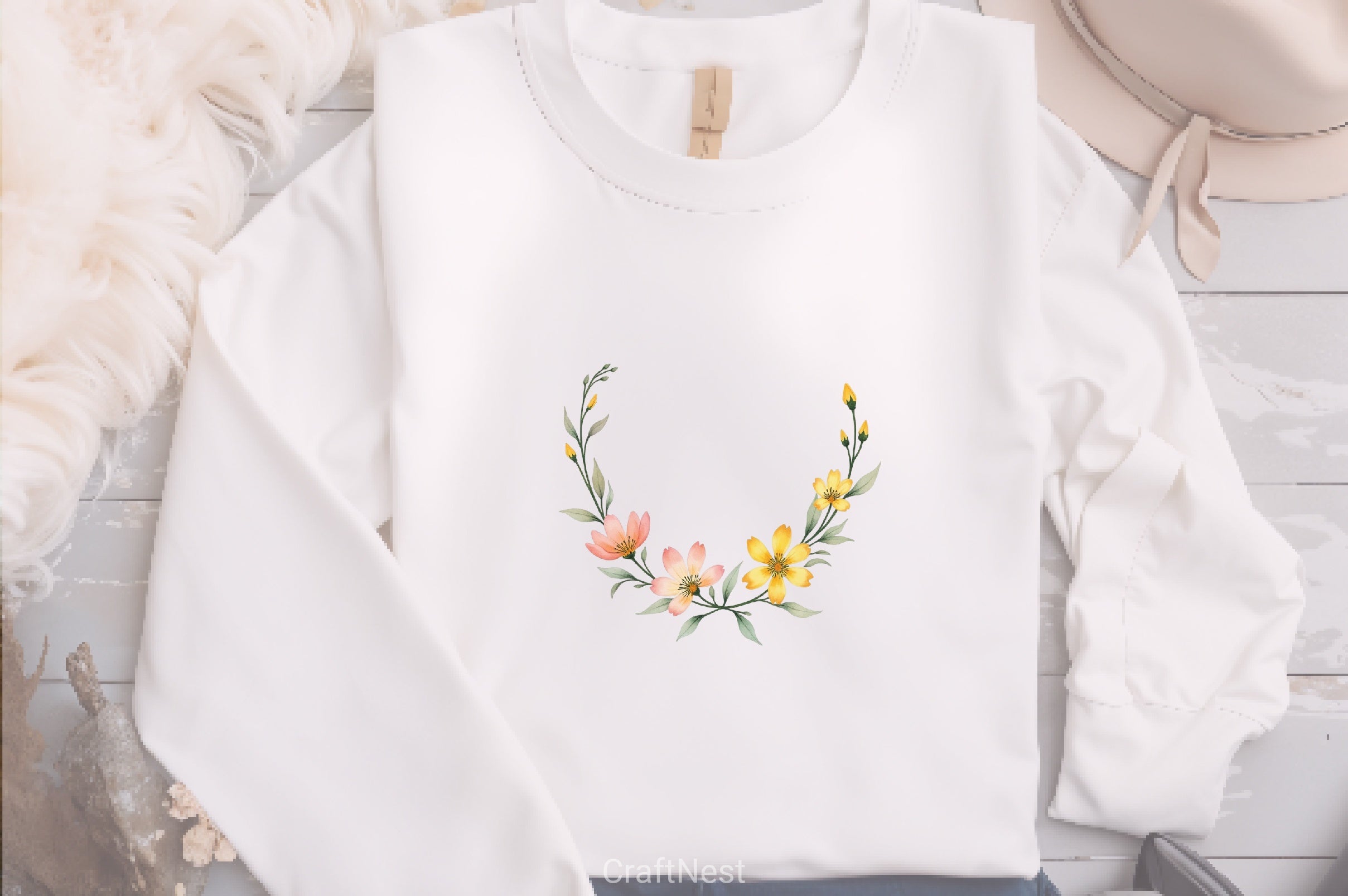 Summer Wildflowers Clipart Bundle - CraftNest - Digital Crafting and Art