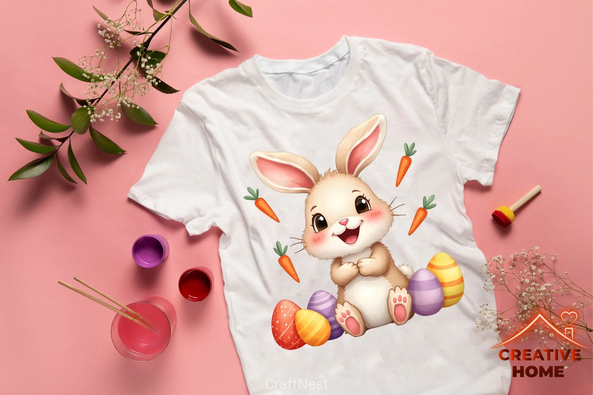 Easter Bunny Clipart Bundle 50 - CraftNest - Digital Crafting and Art