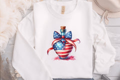 4th of July Wine Drinks Clipart Bundle - CraftNest - Digital Crafting and Art