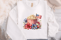 4th of July Popcorn Clipart Bundle 2 - CraftNest - Digital Crafting and Art