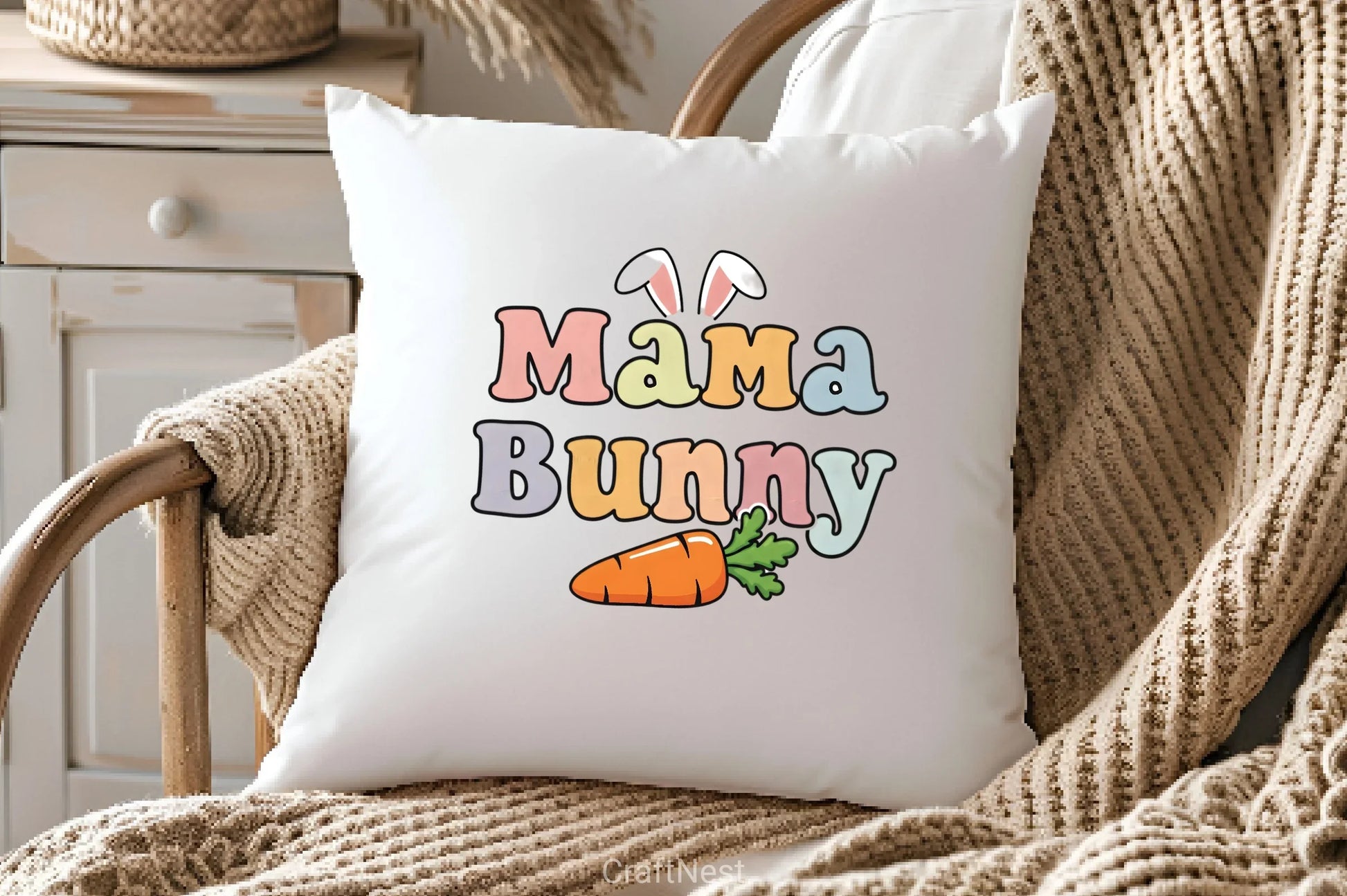 Mama Bunny Clipart Bundle - CraftNest - Digital Crafting and Art