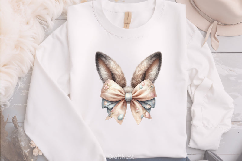 Easter Bunny Ears Clipart Bundle - CraftNest - Digital Crafting and Art