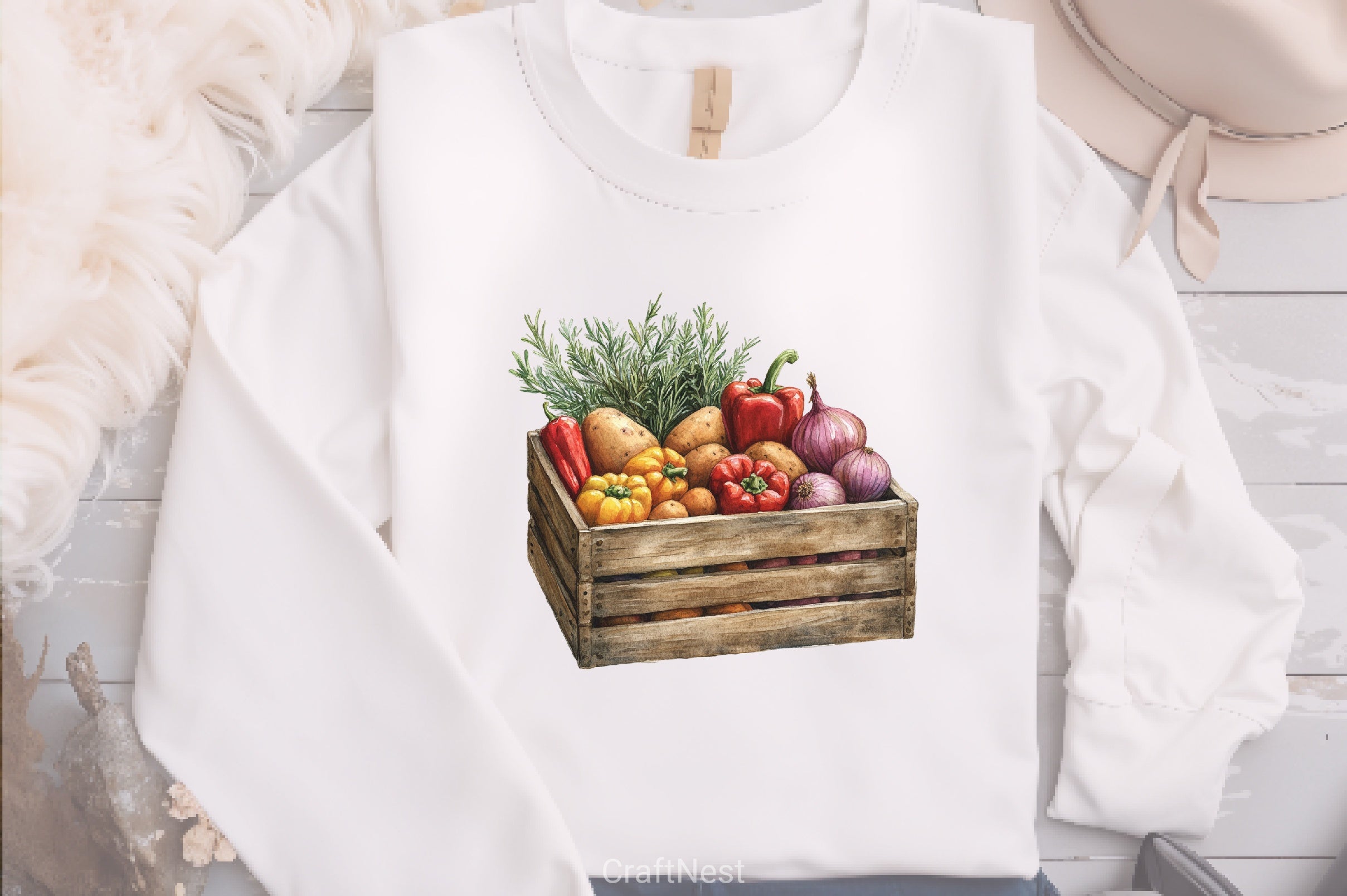 Farm Vegetables Clipart Bundle 7 - CraftNest - Digital Crafting and Art