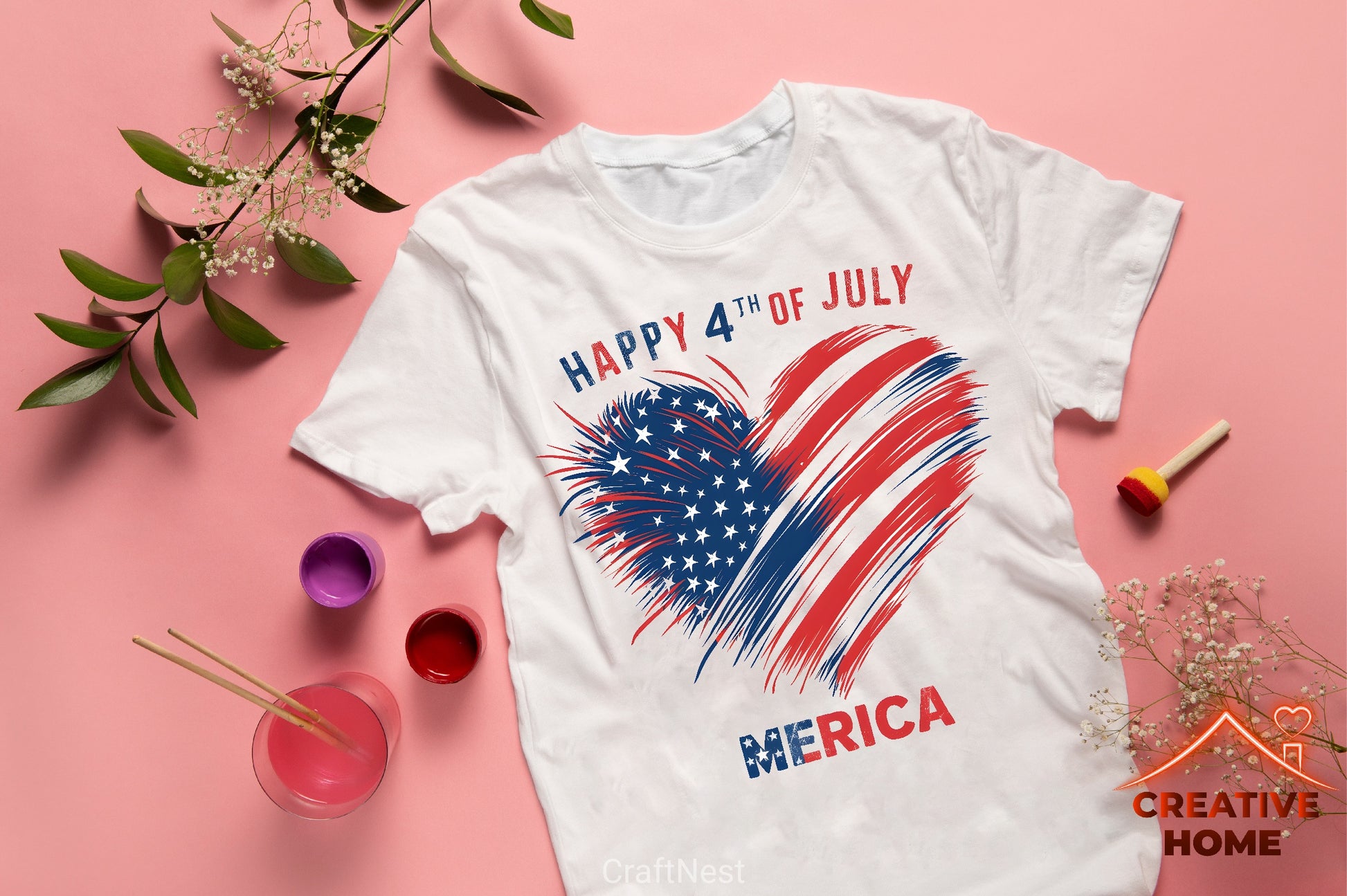 Patriotic Heart Clipart Bundle 1 - CraftNest - Digital Crafting and Art