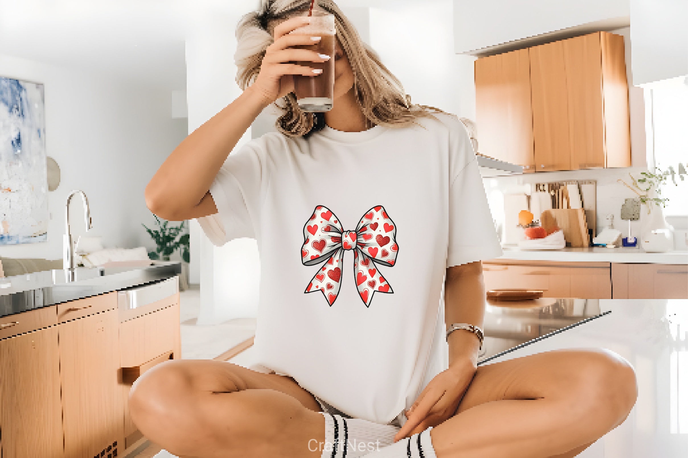 Glitter Valentine's Heart Clipart Bundle - CraftNest - Digital Crafting and Art