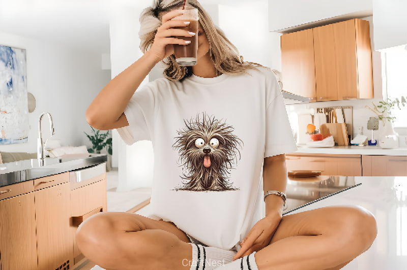 Scruffy Cartoon Dog Clipart Bundle - CraftNest - Digital Crafting and Art