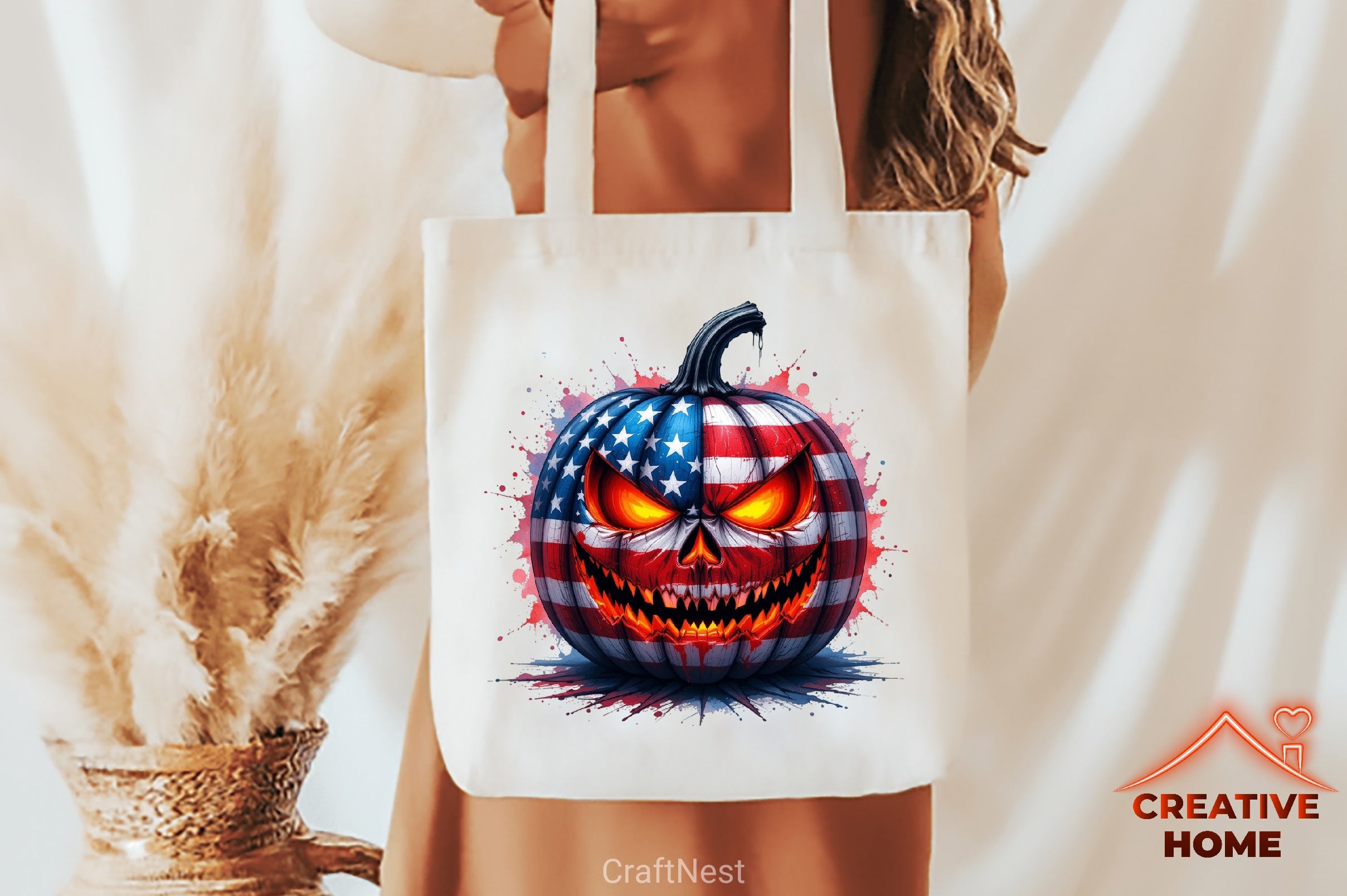 Gothic 4th July Pumpkin Clipart Bundle - CraftNest - Digital Crafting and Art