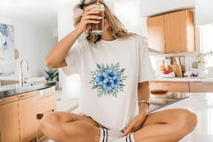 Blue Bloom Floral Clipart Bundle - CraftNest - Digital Crafting and Art