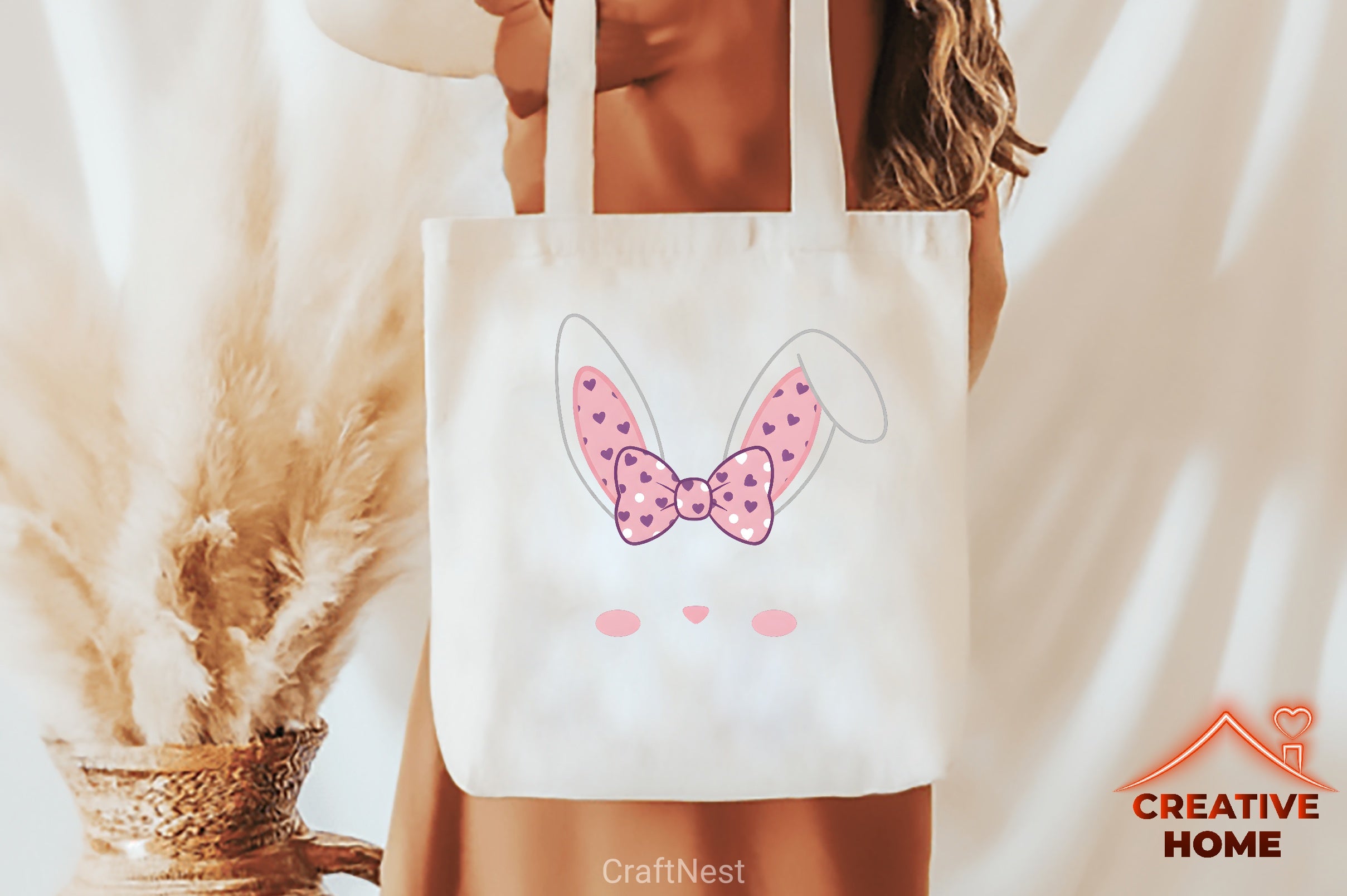 Easter Bunny Monogram Clipart Bundle - CraftNest - Digital Crafting and Art