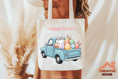 Easter Bunny Truck Clipart Bundle 7 - CraftNest - Digital Crafting and Art