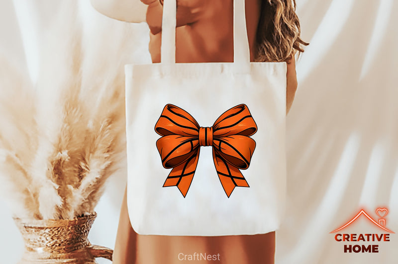 Basketball Bow Clipart - CraftNest - Digital Crafting and Art