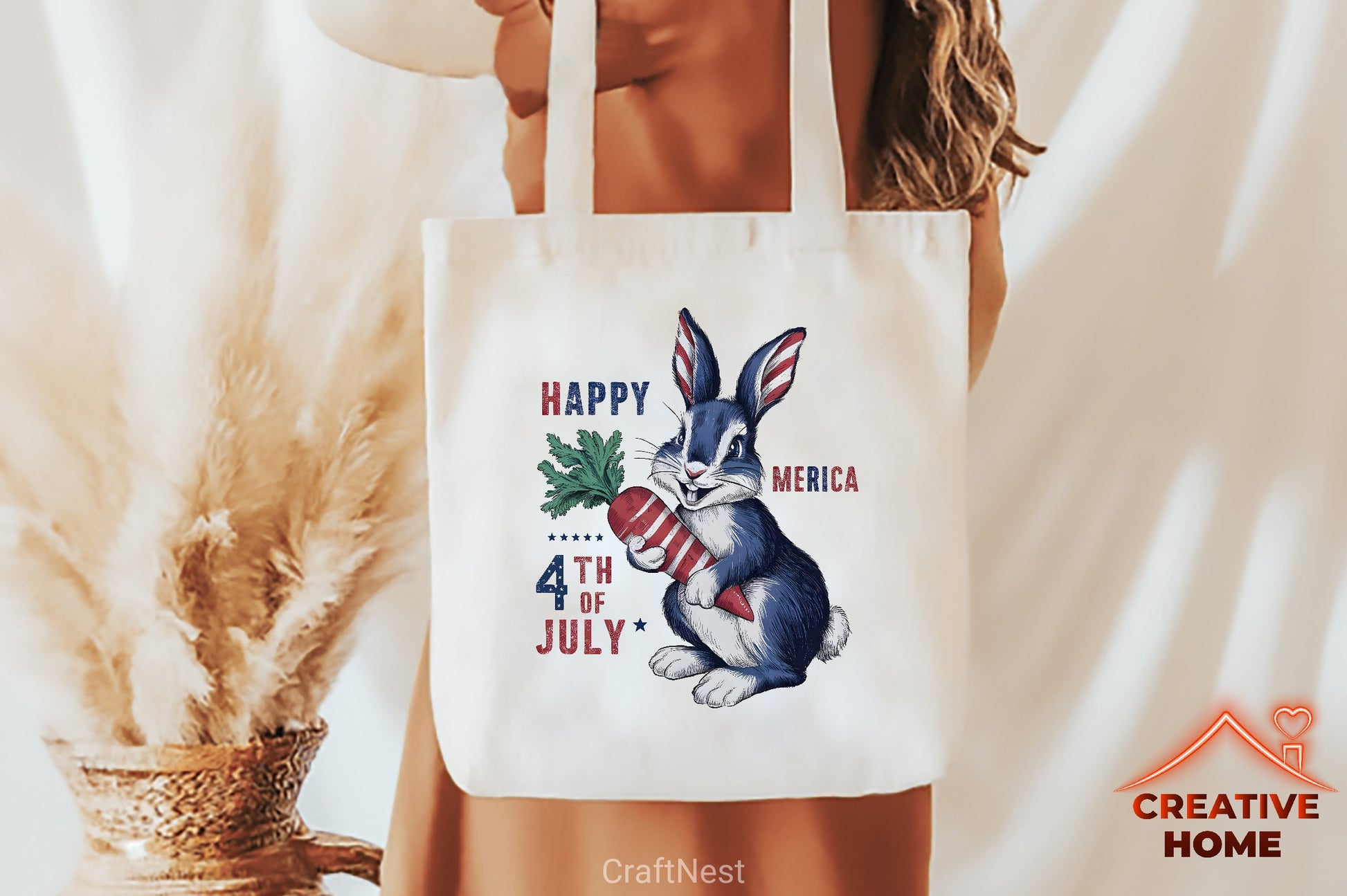 Patriotic Rabbit Clipart Bundle - CraftNest - Digital Crafting and Art