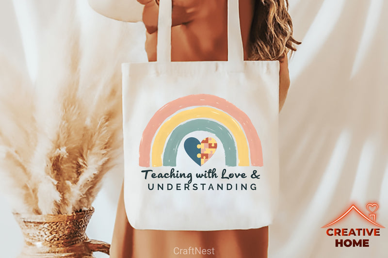 Down Syndrome & Autism Rainbow Clipart Bundle - CraftNest - Digital Crafting and Art