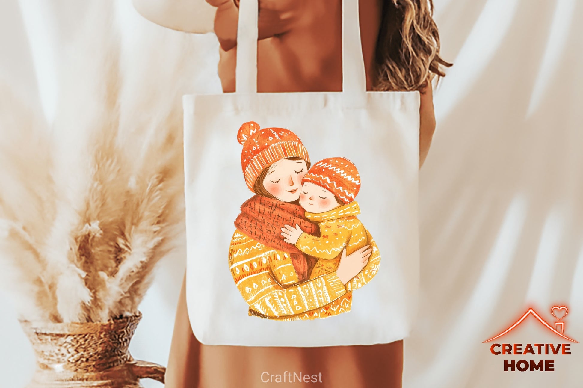 Mother's Day Folk Art Clipart Bundle - CraftNest - Digital Crafting and Art