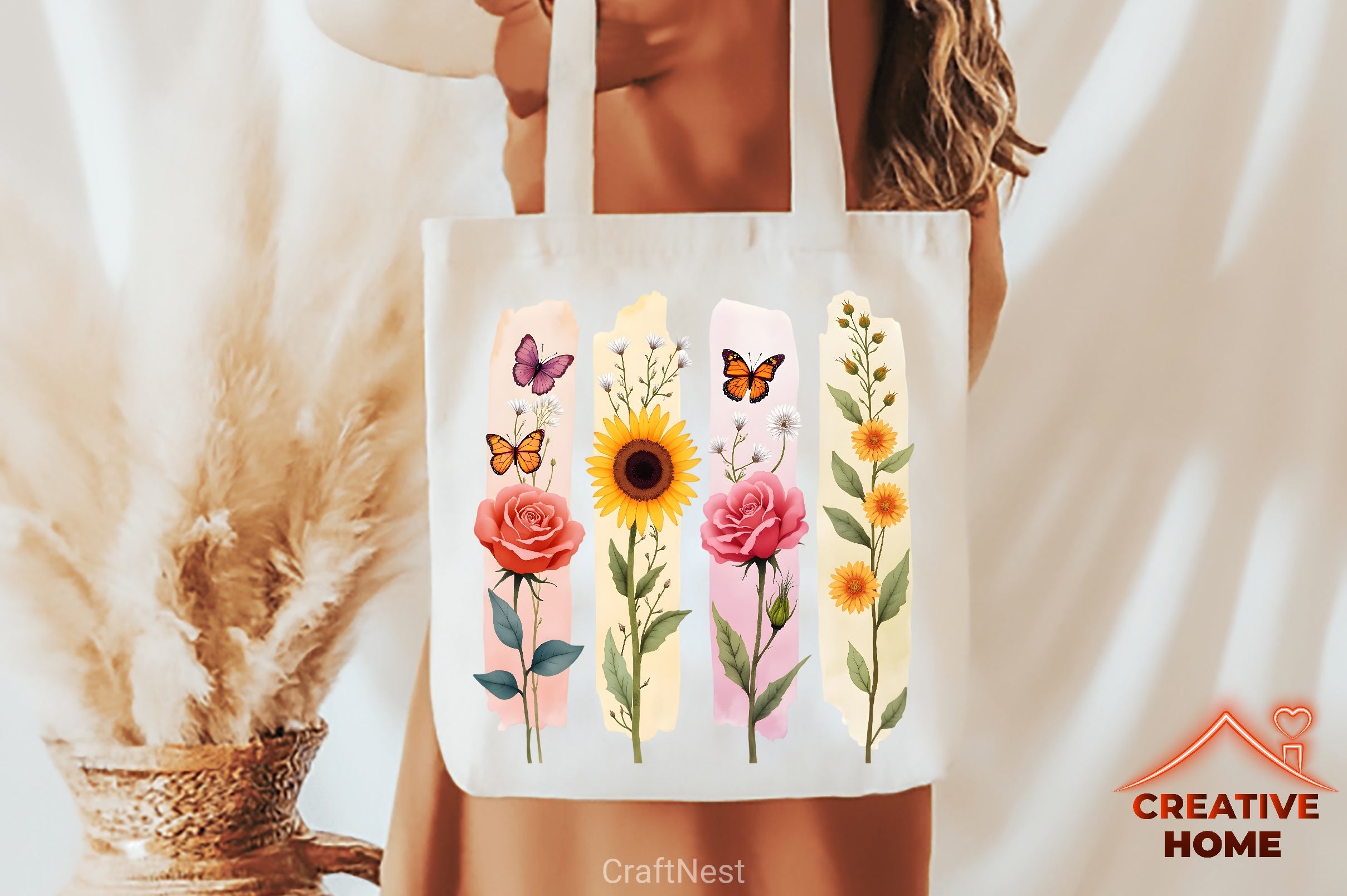 Floral Brushstrokes Clipart Bundle - CraftNest - Digital Crafting and Art