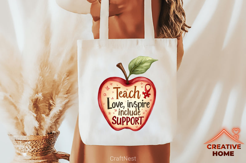 Teach Love Inspire Clipart Bundle 2 - CraftNest - Digital Crafting and Art