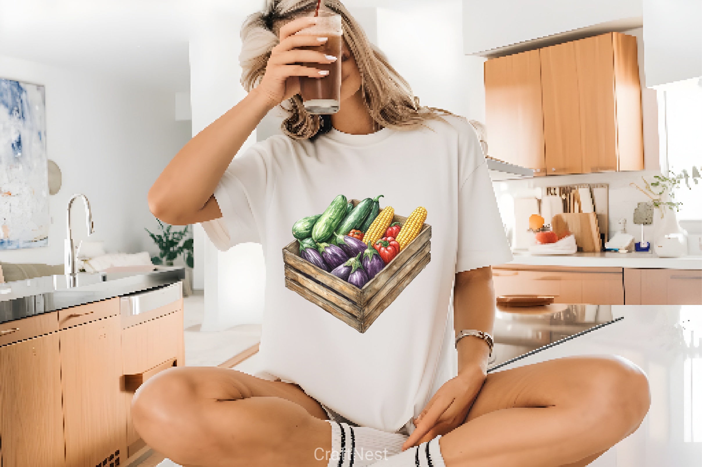 Farm Vegetables Clipart Bundle 7 - CraftNest - Digital Crafting and Art