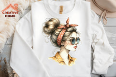 Messy Bun Momlife Clipart Bundle - CraftNest - Digital Crafting and Art