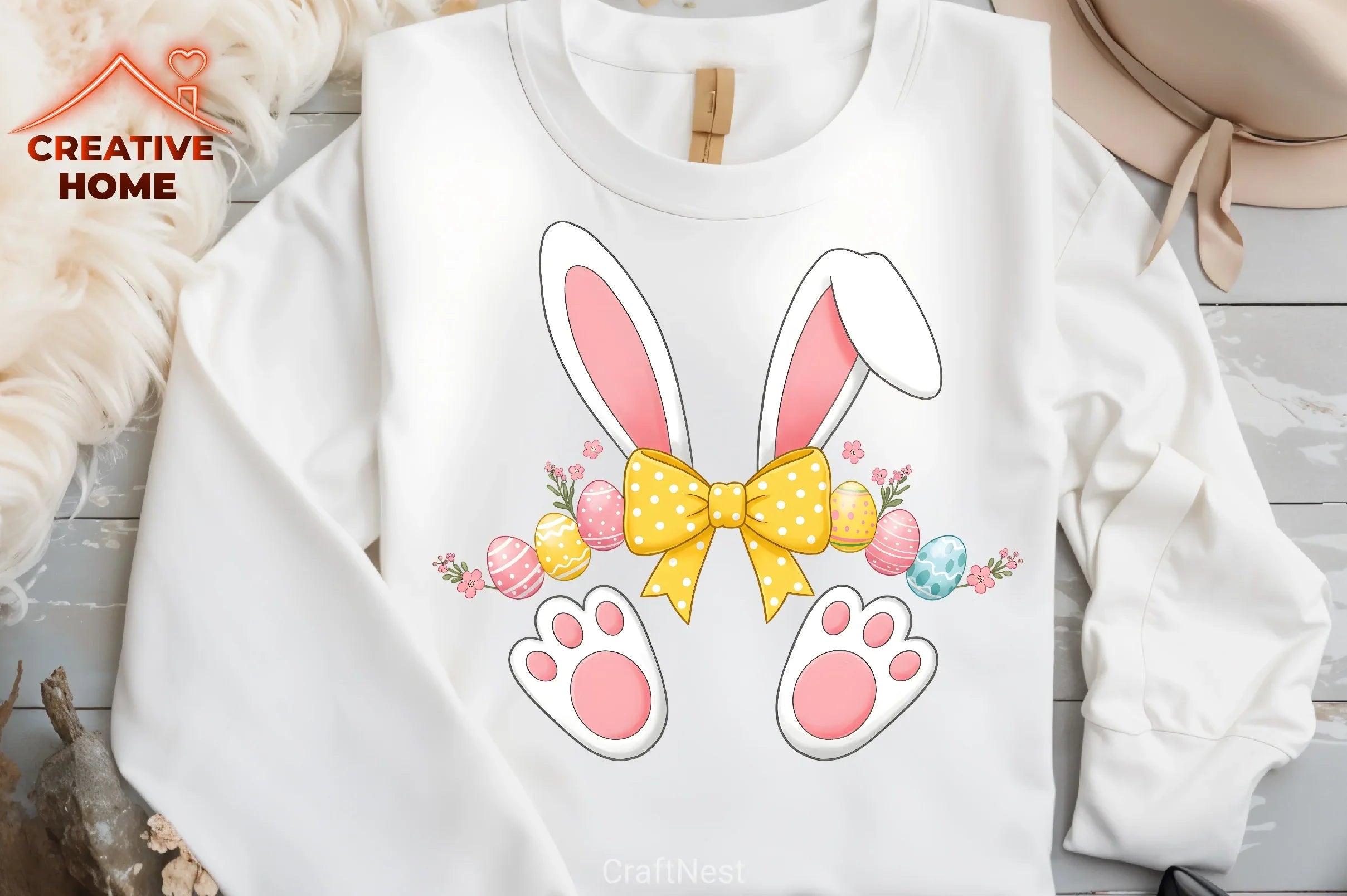 Easter Bunny Rabbit Clipart Bundle 1 - CraftNest - Digital Crafting and Art