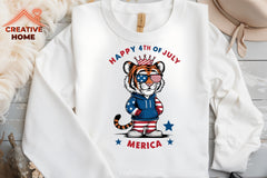 Patriotic Tiger Clipart Bundle - CraftNest - Digital Crafting and Art