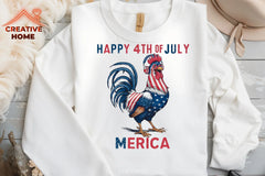 Patriotic Rooster Clipart Bundle - CraftNest - Digital Crafting and Art