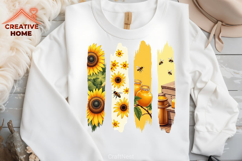 Hand Drawn Bee Clipart Bundle - CraftNest - Digital Crafting and Art