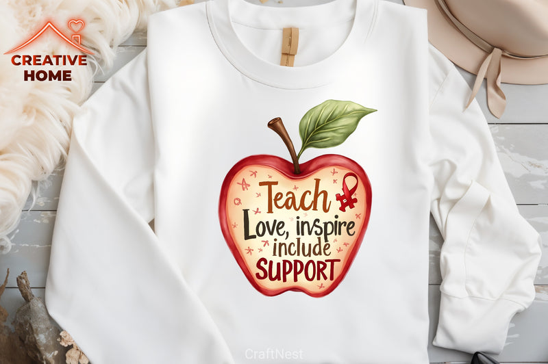 Teach Love Inspire Clipart Bundle 2 - CraftNest - Digital Crafting and Art