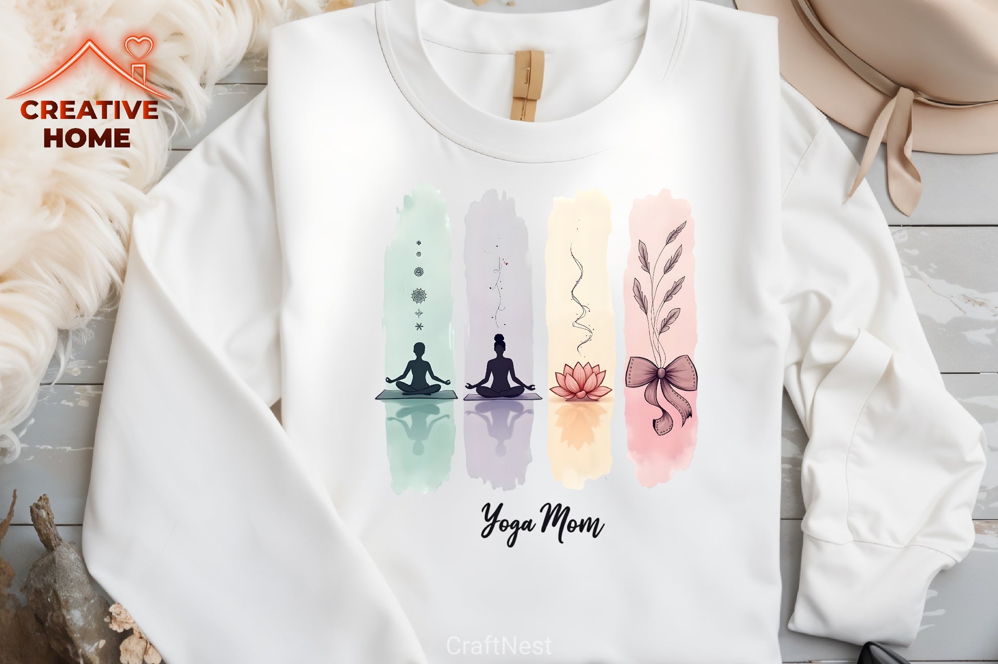 Yoga Mom Clipart Bundle - CraftNest - Digital Crafting and Art