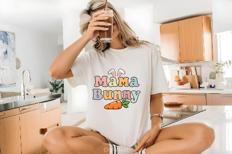 Mama Bunny Clipart Bundle - CraftNest - Digital Crafting and Art