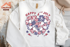 Patriotic Shamrock Heart Clipart Bundle - CraftNest - Digital Crafting and Art