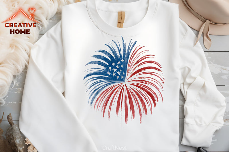 Happy 4th of July Fireworks Clipart Bundle - CraftNest - Digital Crafting and Art