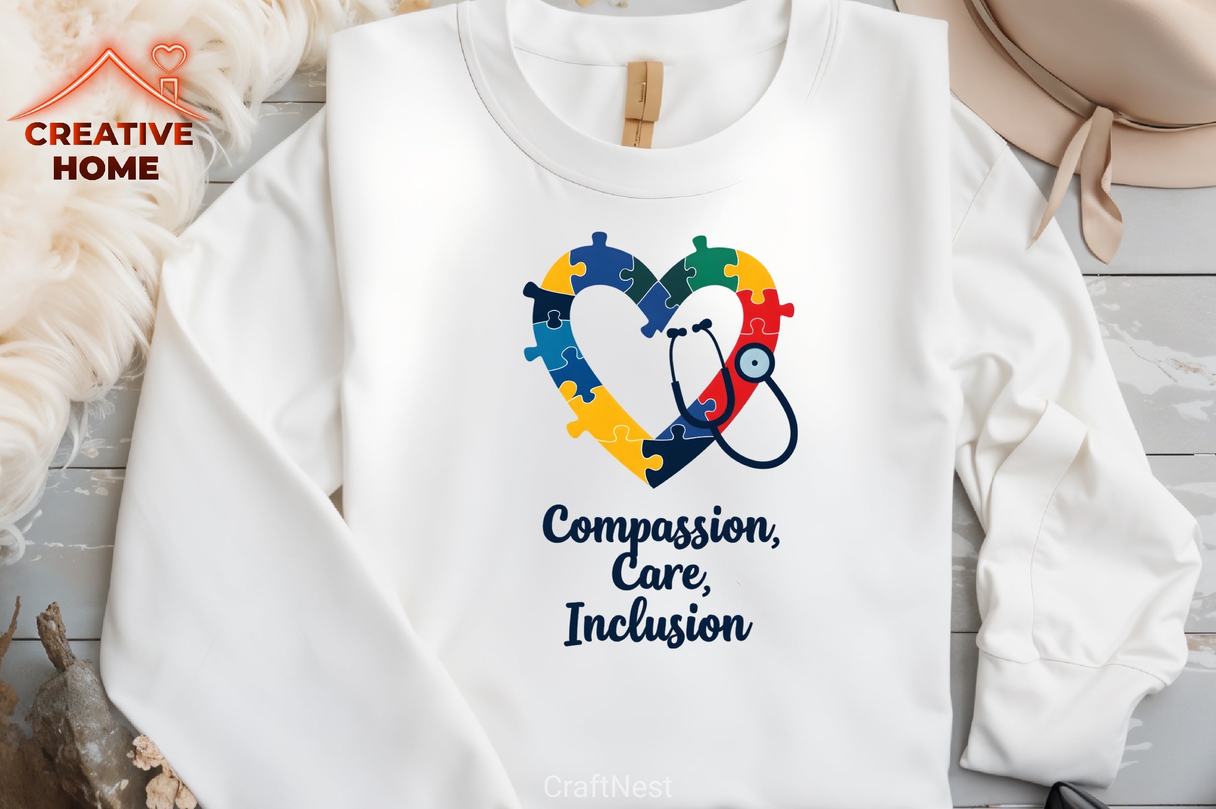 Down Syndrome & Autism Nurse Support Clipart Bundle 2 - CraftNest - Digital Crafting and Art