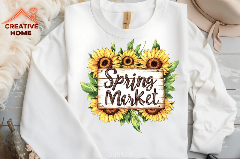 Spring Market Clipart Bundle - CraftNest - Digital Crafting and Art