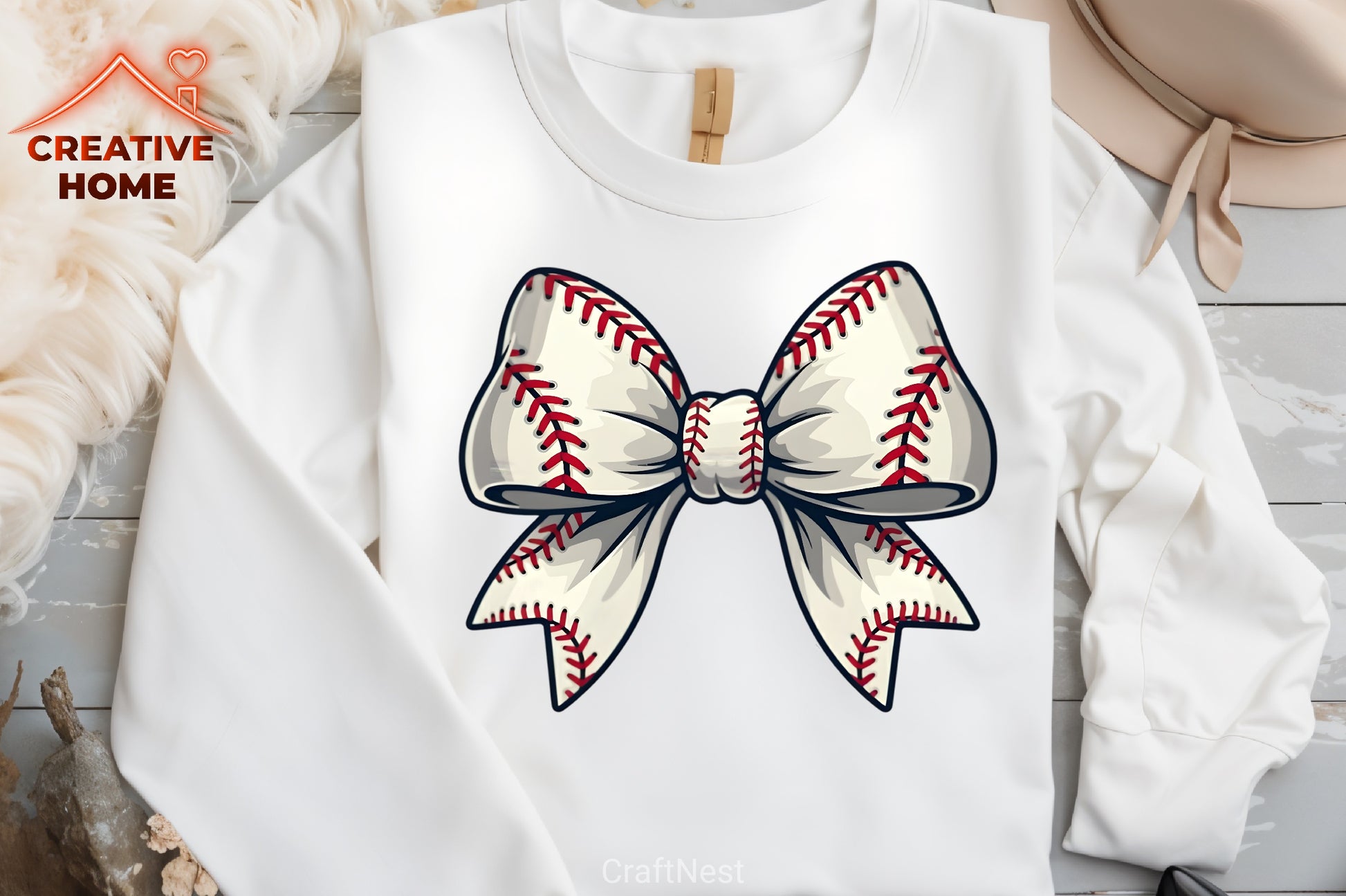 Baseball Bow Clipart Bundle - CraftNest - Digital Crafting and Art