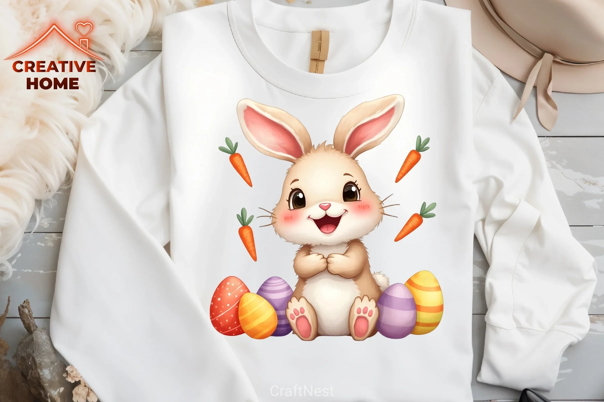 Easter Bunny Clipart Bundle 50 - CraftNest - Digital Crafting and Art