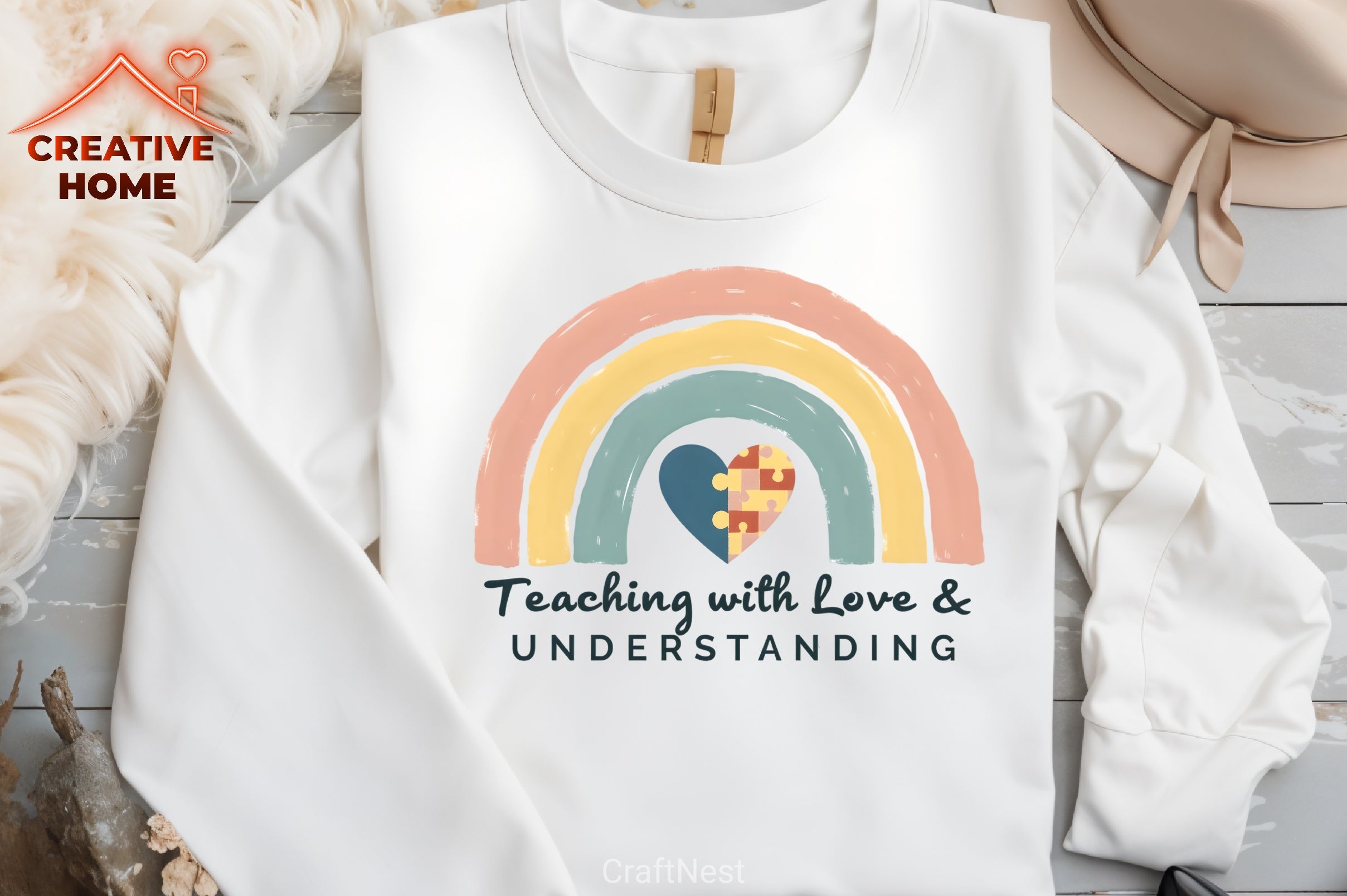 Down Syndrome & Autism Rainbow Clipart Bundle - CraftNest - Digital Crafting and Art