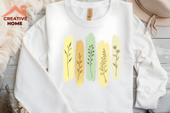 Boho Wildflowers Clipart Bundle - CraftNest - Digital Crafting and Art