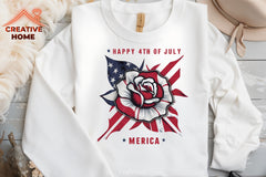 Patriotic Rose Clipart Bundle - CraftNest - Digital Crafting and Art