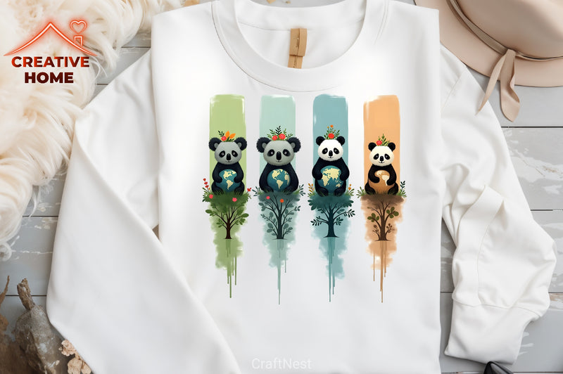 Earth Day Animal Brushstrokes Clipart Bundle - CraftNest - Digital Crafting and Art