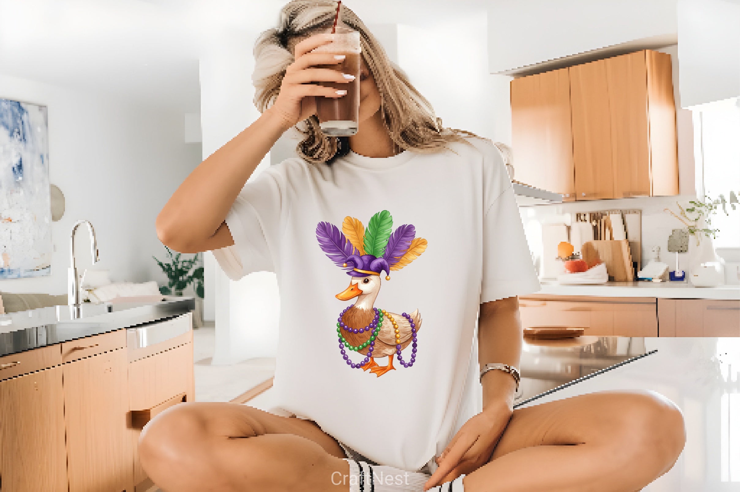 Mardi Gras Duck Clipart Bundle - CraftNest - Digital Crafting and Art